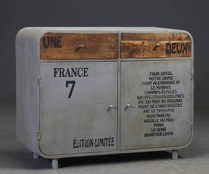 Kommode, rustikt look, industrielt design