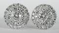 Earrings in 14k with  diamonds  approx 1.00ct