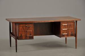 Dansk møbelproducent Skrivebord af palisander, 19601970 2