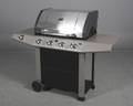 Dane line gasgrill med fire brænderer samt sidebrænder.