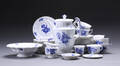 Royal Copenhagen. Blå Blomst, kaffeservice af porcelæn 36