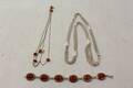 Halsband  armband, 3 delar