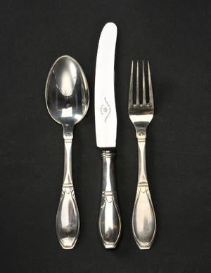 Cohr. Hammershus, sølvbestik 33