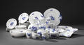 Blå Blomst Flettet service, porcelæn. Kgl.P. 75