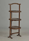 Engelskt Cake stand i ek, 1800-tal