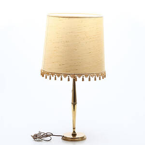 BORDSLAMPA, mässing, 1900-tal.