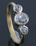 Vintage Old-cut Diamond ring approx. 0.90ct