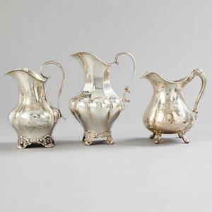 Gräddkannor silver