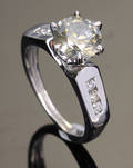 Diamantring, ca. 2.11 ct