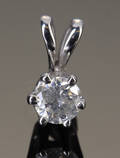 Diamantvedhæng, ca. 0.25 ct