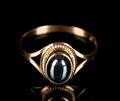 Ring 18K Guld med hematit