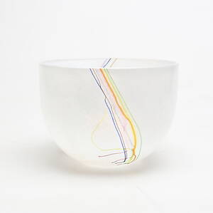 SKÅL, glas, Rainbow, Bertil Vallien.
