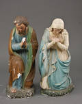 Par religiøse figurer i gips 1900-tallet 2