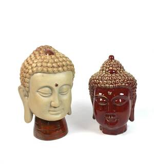 2 Kermische Buddhaköpfe 2