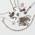 SILVERSMYCKEN Halsband med hängen