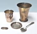 Samling sølv. Ca. 260 g