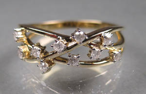 Diamant ring. Ca. 0.25 ct