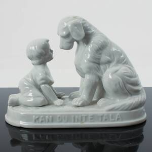 KAN DU INTE TALA, figurin, porslin