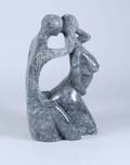 Figur af elskende par i marmor 