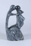 Figur af elskende par i marmor 