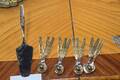 Kaffeskedar i silver 12st samt tårtspade silver