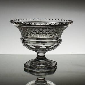 SKÅL på fot, pressglas, 1900-talets första del