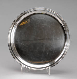 Svend Toxværd. Fad af sterlingsølv