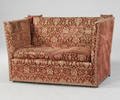 Sofa, nedfældelige sider, velour