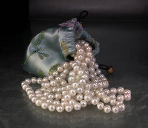 Süßwasserperlcollier endlos, ca. 250 cm