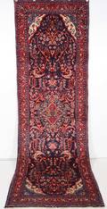 Persisk handknuten gallerimatta Arak 345x110 cm