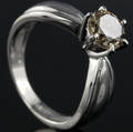 Solitaire ring ca. 1.40 ct.