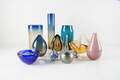 Samling konstglas, tolv delar. 12