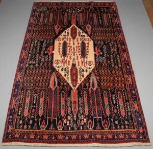 Persisk Meshkin tæppe, 327x205 cm.