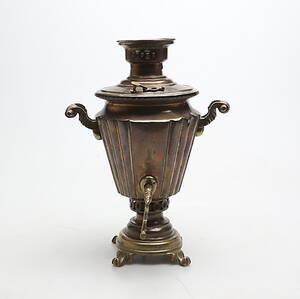 SAMOVAR, mässingmetall, 1900-talets första del.
