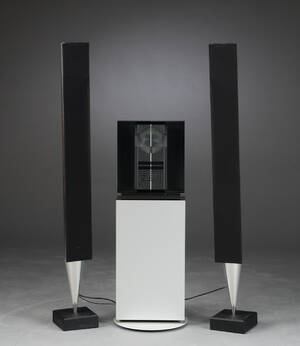 Bang  Olufsen. Beolab 8000 samt Beosound 3000 med stand.  Denne vare er sat til omsalg under nyt varenummer 4143533