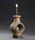 Keramisk bordlampe