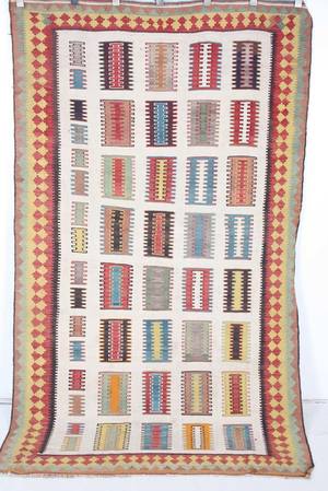 Persisk Ghashghai kelim, 246x147 cm.