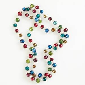 Collier olikfärgade odlade sötvattenspärlor