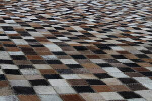 Koskindstæppe. Patchwork, 239 x 172 cm.