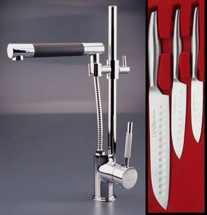 Køkken armatur Model Premium Gastronomi, samt knivsæt 2