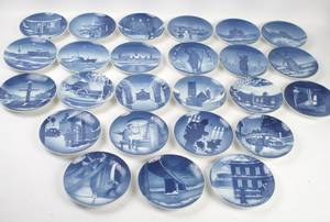 BG Samling platter fra 1934-1958, 25 stk, 1 sort. 25