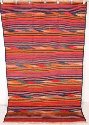Orientmatta, flatvävd, Harsin-kelim, Kermanshah, 243x153 cm