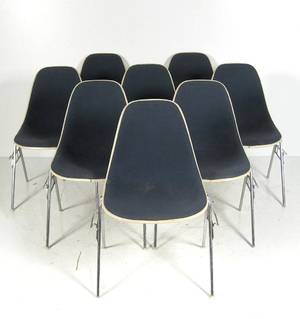 Charles  Ray Eames, Stühle DSS für Herman Miller. Entwurf von 1955 8