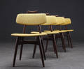 Dansk Møbeldesign. Fire stole, teak og bøg