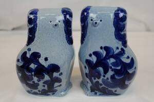 LISA LARSSON FIGURINER 2 ST, KERAMIK SIGNERADE