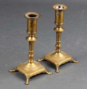 Par lysestager, ca. 1900