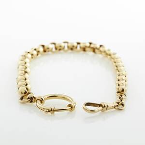 Klockkedja i 18 k guld