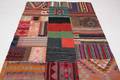 Persisk Patchwork tæppe 207 x 154 cm.