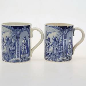 SEJDLAR, Ett par 1800-tal, figurscener. 