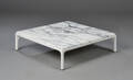 MDF Italia. Sofabord model Yale Low table. Marmor og aluminium